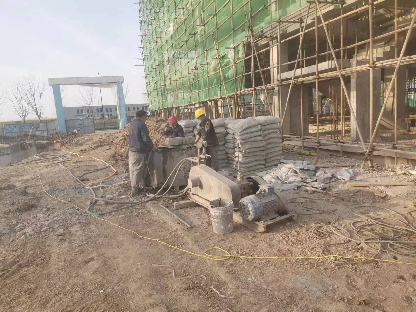 平江别墅下沉注浆